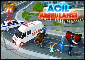 Bir ambulans şoförü olarak işe başlayın ve insanların hayatlarını kurtarmak için onları acil olarak hastaneye yetiştirin