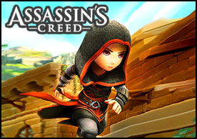 En sevdiğiniz Assassin's Creed suikastçısını seçin ve diğer 7 oyuncuyla birlikte animusa girip tehlikeleri aşın ve çıkış noktasına ilk siz ulaşın
