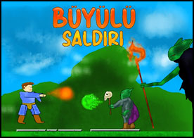 Usta bir büyücü olarak karşına çıkan düşmanları büyülü saldırılarla yok et