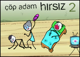 Eli kolu upuzun çöp adamı kontrol ederek çeşitli hırsızlıklar yapmasını sağlamaya devam ediyoruz