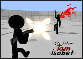Çöp adam alarak dövüş arenasındaki tüm rakipleri tam isabetle temizle