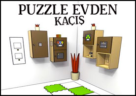 Kilitli bir odadasın ve buradan çıkış için sadece tek bir yol bulunuyor bilmeceleri çöz puzzleleri yap bir an önce buradan kaçıp kurtul