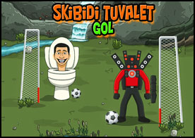 Fizik tabanlı bu skibidi tuvalet kafa oyununda skibidi kafaları kontrol ederek rakip takımın kalesini gol yağmuruna tut