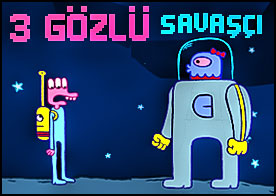 Uzaylı yaratıkların sonsuz saldırılarına karşı 3 gözlü glorkian savaşçısına yardım et