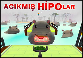 Hayvanat bahçesindeki hayvanlar yiyecekleri unutulduğu için acıkmışlar çatal kürekle yiyecekleri toplayıp onları doyur