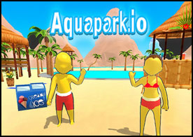 AquaParktaki eğlenceli su kaydırağında online rakiplerle çılgın bir mücadele sizi bekliyor