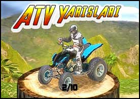 ATV kullanma becerinizi gösterin 100 seviyelik zorlu parkurları tamamlayın