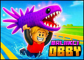 Balıklar ve brainroot balık karakterleriyle dolu bir kaotik alemde Obby olarak balık yakalayıp satın ve gelişin - 3