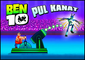 Kahramanımız Ben 10 Pul Kanat olarak uçuş yeteneklerini sergiliyor