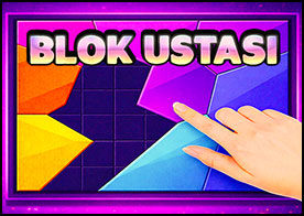 Bir dizi çokgen bloğu uygun şekilde oyun alanına sığdır tabi kolaysa - 1