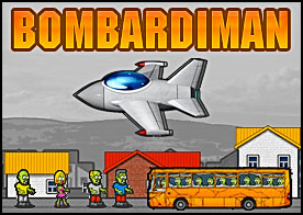 Zombiler tarafından ele geçirilen şehri bombardıman uçağı ile yerle bir edin