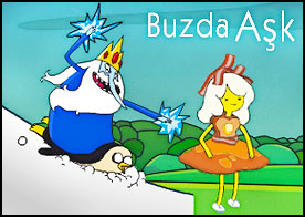 Adventure Time kahramanlarından buz kral aşkına sevgisini göstermek istiyor
