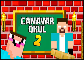Canavar okuldaki türlü türlü canavarlara meydan oku onlara yakalanmadan kaçmayı başar