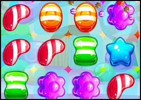 Meşhur Candy Crash Saga oyununun benzeri bir oyun 3 veya daha fazla şekeri hizalayıp yok edin
