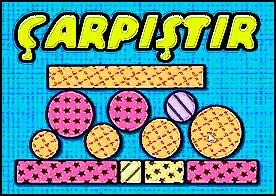 Sarı ve pembe kutuları birbirleriyle çarpıştır tabi kolaysa