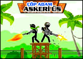 Askeri üsse saldıran düşmanlara karşı üssü kahramanca savunun