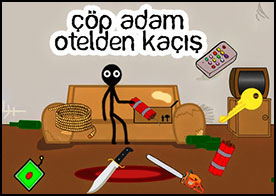 Yıllardır kaldığı eski püskü otelden bıkan çöp adam birikmiş borçları ödemeden otelden kaçmak istemektedir ona yardımcı ol