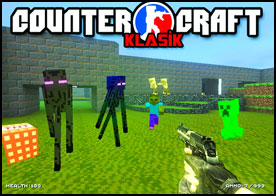 Bloklardan oluşan devasa minecraft dünyasını counter strike tarzı aksiyon ile birleştiren muhteşem bir birinci şahıs nişancı oyunu sizi bekliyor
