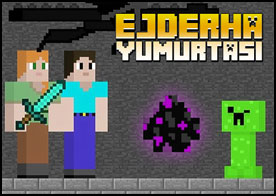 Steve ve Alex bu son macerasında ejderhayı öldürüp kıymetli yumurtasını ele geçirmek istiyor onlara yardımcı olun