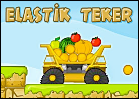 Elastik tekerlere sahip olduğu için çok oynak hareket eden aracımızla meyveleri depoya taşımalıyız