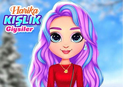Güzel gökkuşağı kızları ile muhteşem kışlık kıyafetlerin tadını çıkarın