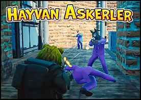 Aslan asker olarak savaş bölgesindeki tüm düşman eşşek, deve, fil, kurt ve akbaba askerlerini temizle - 253