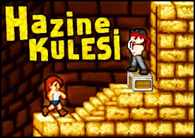 Karakterini seç zehirli suya gömülen hazine kulesindeki tüm altınları topla