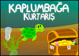 İnsanlar tarafından kirletilen denizde mahsur kalan kaplumbağaları atıkları toplayarak kurtar