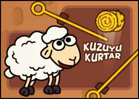Doğru zamanda doğru pinleri çekerek zavallı kuzucukları kurtarın. Fare ile tıklayarak pinleri çekin - 19