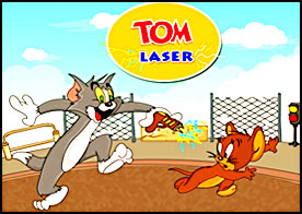 Eline elekrtoşok silahı geçiren Tom onunla Jerry'nin peşine düşer