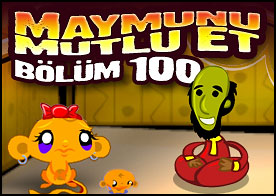 Bu hint köyüne gidip bilmeceleri çözerek minik maymunumuzu mutlu ediyoruz