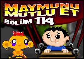 Bu sefer gizemli mağaraya gidip bilmeceleri çözerek minik maymunumuzu mutlu ediyoruz