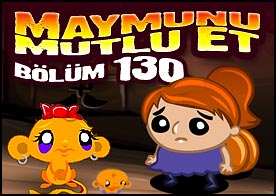 Bu sefer dağ evine gidip bilmeceleri çözerek minik maymunumuzu mutlu ediyoruz