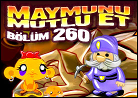 Maymunu Mutlu Et Bölüm 260 - Bu sefer gizemli madenlere gidip bilmeceleri çözerek minik maymunumuzu mutlu ediyoruz