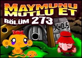 Maymunu Mutlu Et Bölüm 273 - Bu sefer cadının evine gidip bilmeceleri çözerek minik maymunumuzu mutlu ediyoruz