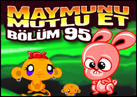 Bu sefer renkli ormana gidip bilmeceleri çözerek minik maymunumuzu mutlu ediyoruz