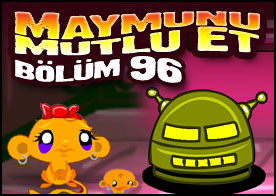 Bu sefer uzay gemisine gidip bilmeceleri çözerek minik maymunumuzu mutlu ediyoruz