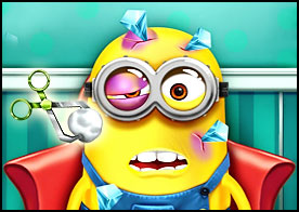 Kötü kalplli ajan sevimli minionlara tuzak kurarak onları hastanelik eder