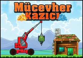 Işıltılı mücevherleri bulmak için tehlikeli kayalarla dolu yeraltını kazarak ilerleyin