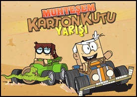 Loud House karakterleri ile muhteşem bir mukavva karton kutu yarış heyecanı sizi bekliyor