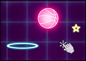 Bu sefer neon basket topunu neon potaya sokmaya çalışıyoruz tabi kolaysa