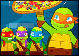 Hepimizin bildiği üzere ninja kaplumbağaların favori yiyeceği pizzadır suçluların peşinde geçen yorucu bir günün sonunda ninja kaplumbağalar çok acıkmıştır