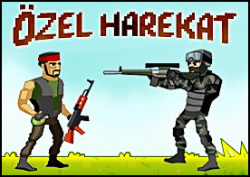 Özel harekat ekibinin başarılı bir komandosu olarak teröristlerle savaş
