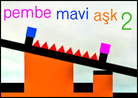 Mavi kare yine biricik aşkı pembe kareye ulaşmak için tüm engelleri aşıyor
