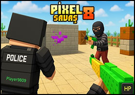 Minecraft benzeri 3D ortamlarda online rakipleri temizlemeye devam ediyoruz