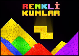 Klasik Tetris blokları ile fizik tabanlı kumları birleştiren renkli kumlar oyunu ile eğlenceli bir zeka oyunu sizi bekliyor - 1
