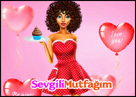 Sevgililer günü hazırlığı için mutfağa giren kahramanlarımıza hazırlıklarında eşlik et
