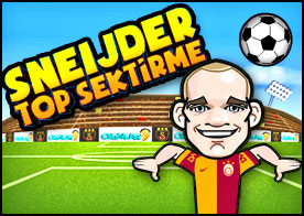 Galatasaray'ın son transferleri dünyaca ünlü futbolcu Wesley Sneijder ile top sektirmeye başlayın