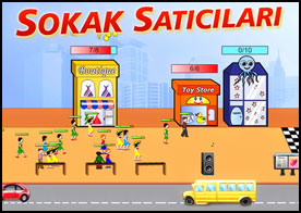 İşlek bir sokak boyunca olabildiğince çok dükkan açıp gelip geçenlere satış yap