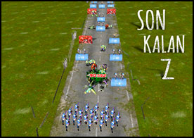 Dünyayı istila eden zombiler her taraftan akın akın  üzerine geliyor askeri grubun komutanı olarak tüm zombileri yok et - 8